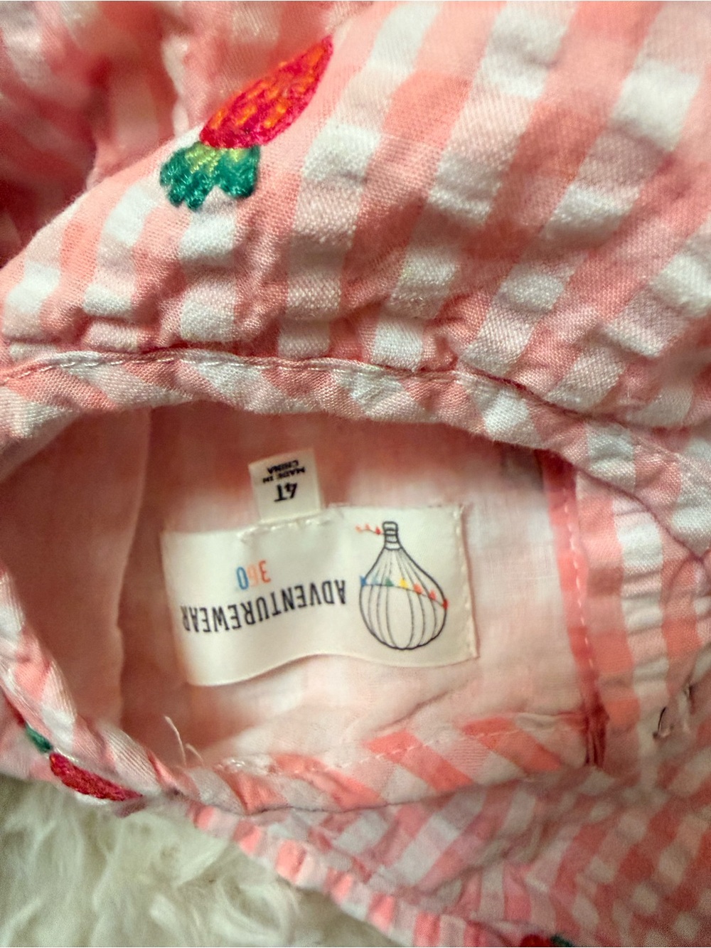 Kids lot/bundle Pink Strawberry Print Dress, Gap joggers Pants, Jordache Shorts- - Picture 4 of 16